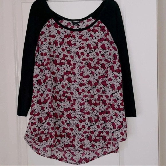 TORRID floral blouse - Picture 1 of 4